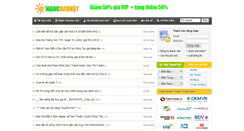 Desktop Screenshot of mangraovat.com